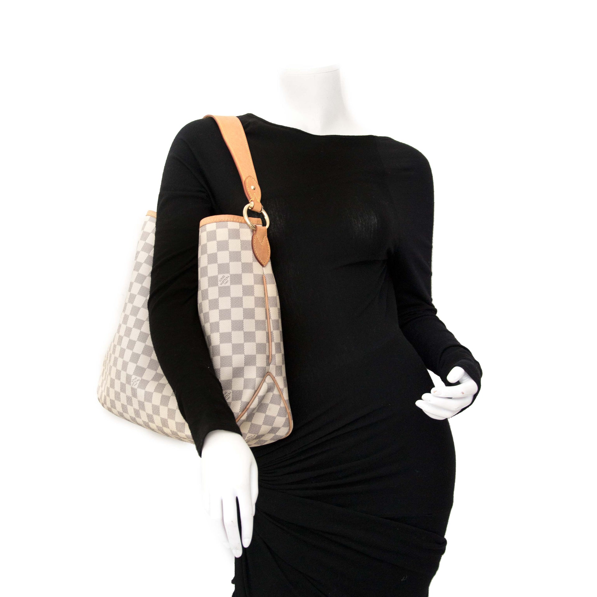 acheter en ligne pour le meilleur prix Louis Vuitton Delightful MM Damier Azur