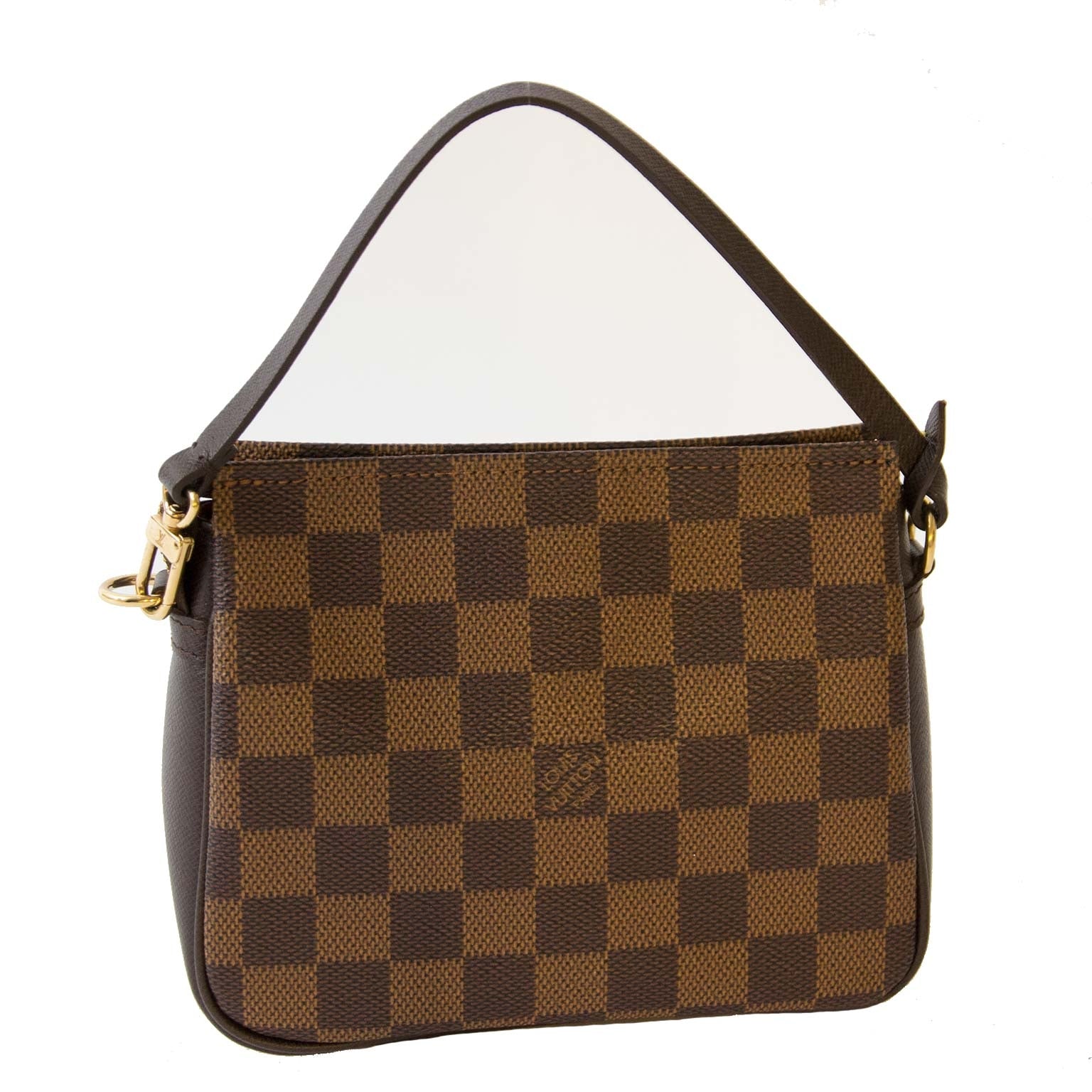 Louis Vuitton Damier Square Trousse Pochette Shoulder Bag now for sale at labellov vintage fashion webshop belgium