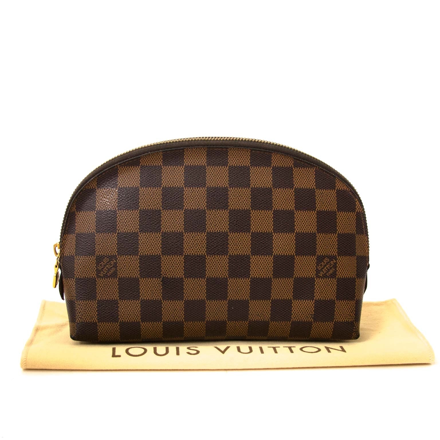 shop online or boutique belgium seocndhand Louis Vuitton Damier Cosmetic Pouch
