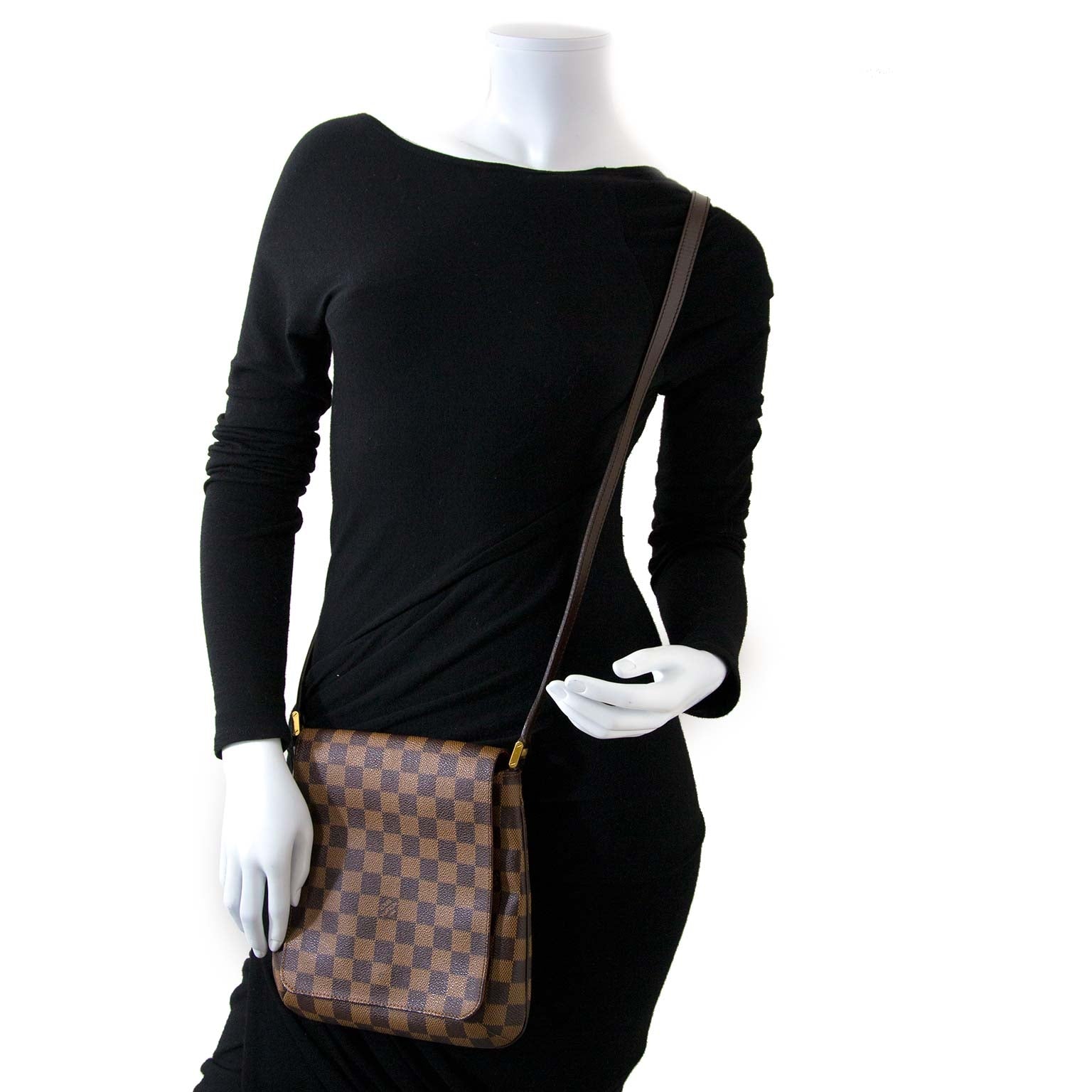Louis Vuitton Damier Ebene Musette Salsa Shoulder Bag now online at labellov.com for the best price