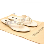 acheter en ligne chez labellov.com pour le meilleur prix louis vuitton damier azur flats