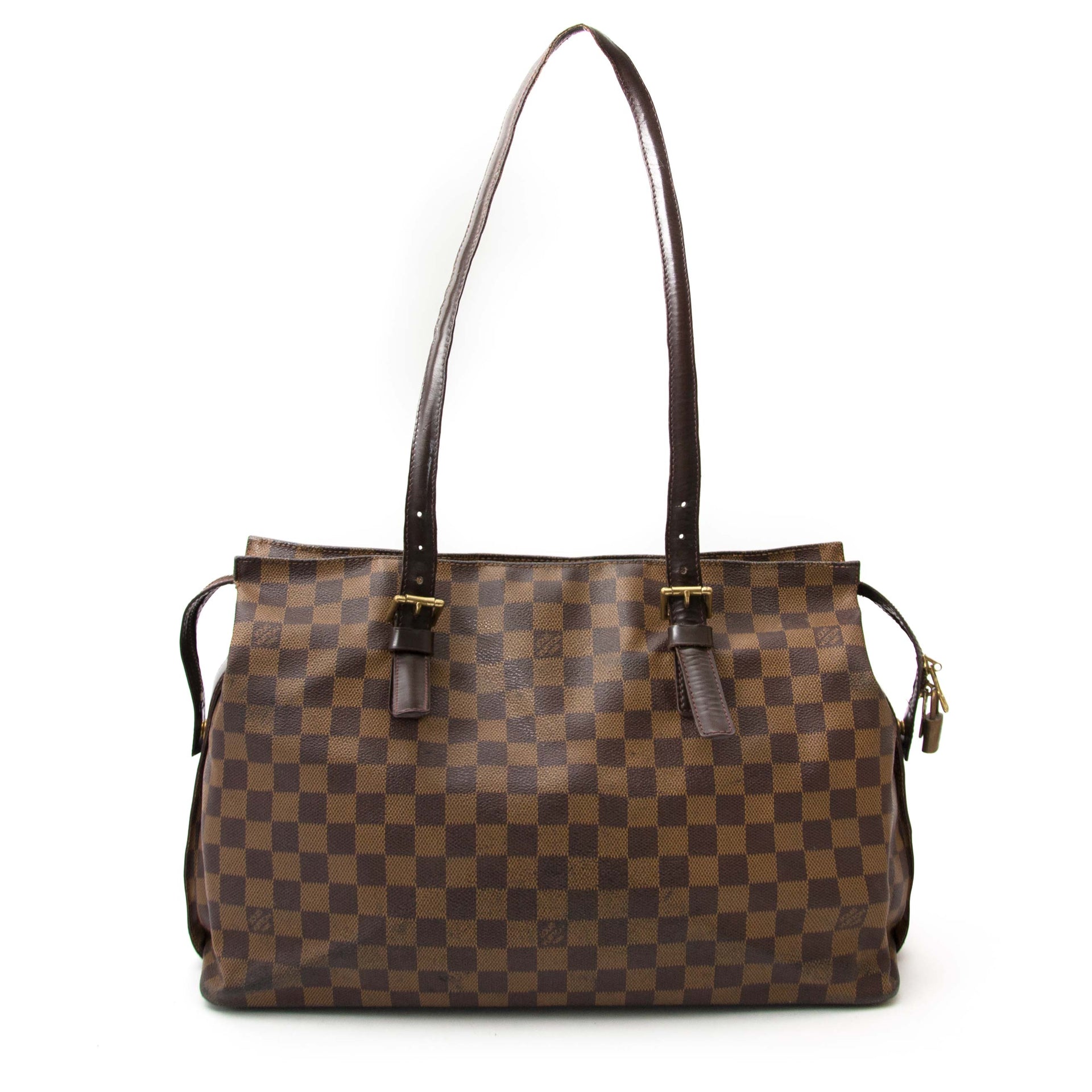 Bent u op zoek naar een authentieke Louis Vuitton Vintage Damier Shopping Tote?