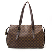 Louis Vuitton Vintage Damier Shopping Tote available online exclusively on Labellov