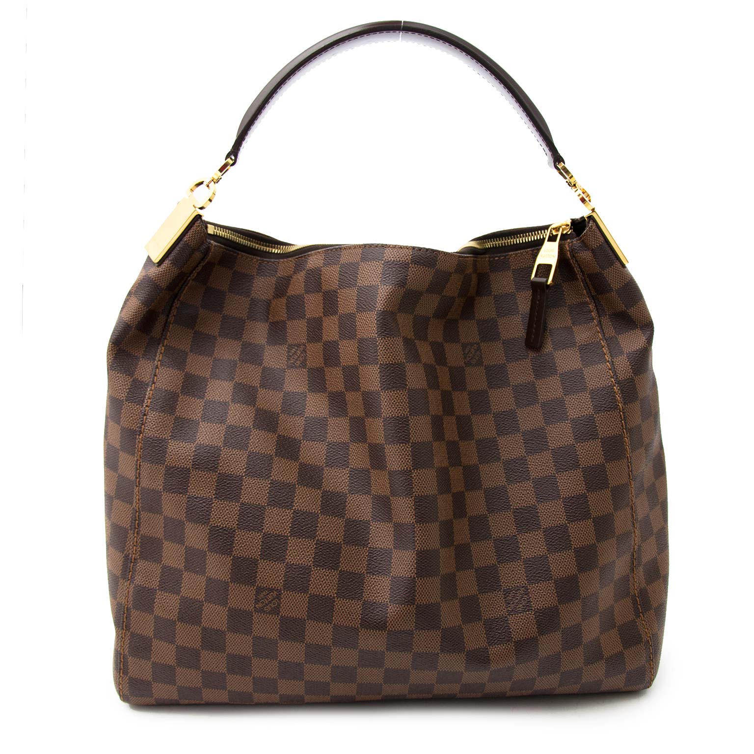 Louis Vuitton Damier Ebene Portobello GM net als nieuw aan een goede prijs