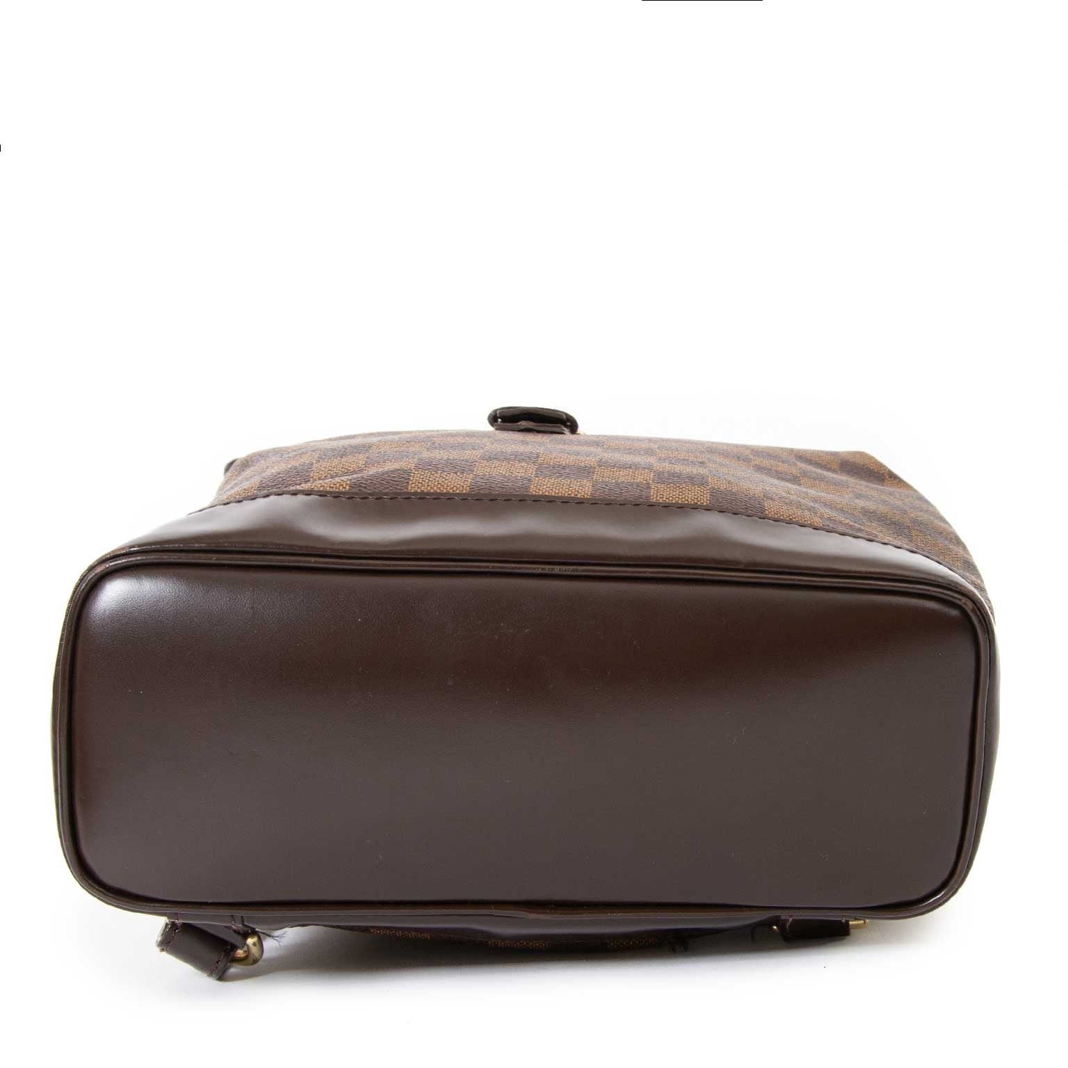 louis vuitton soho damier ebene backpack now for sale at labellov vintage fashion webshop belgium