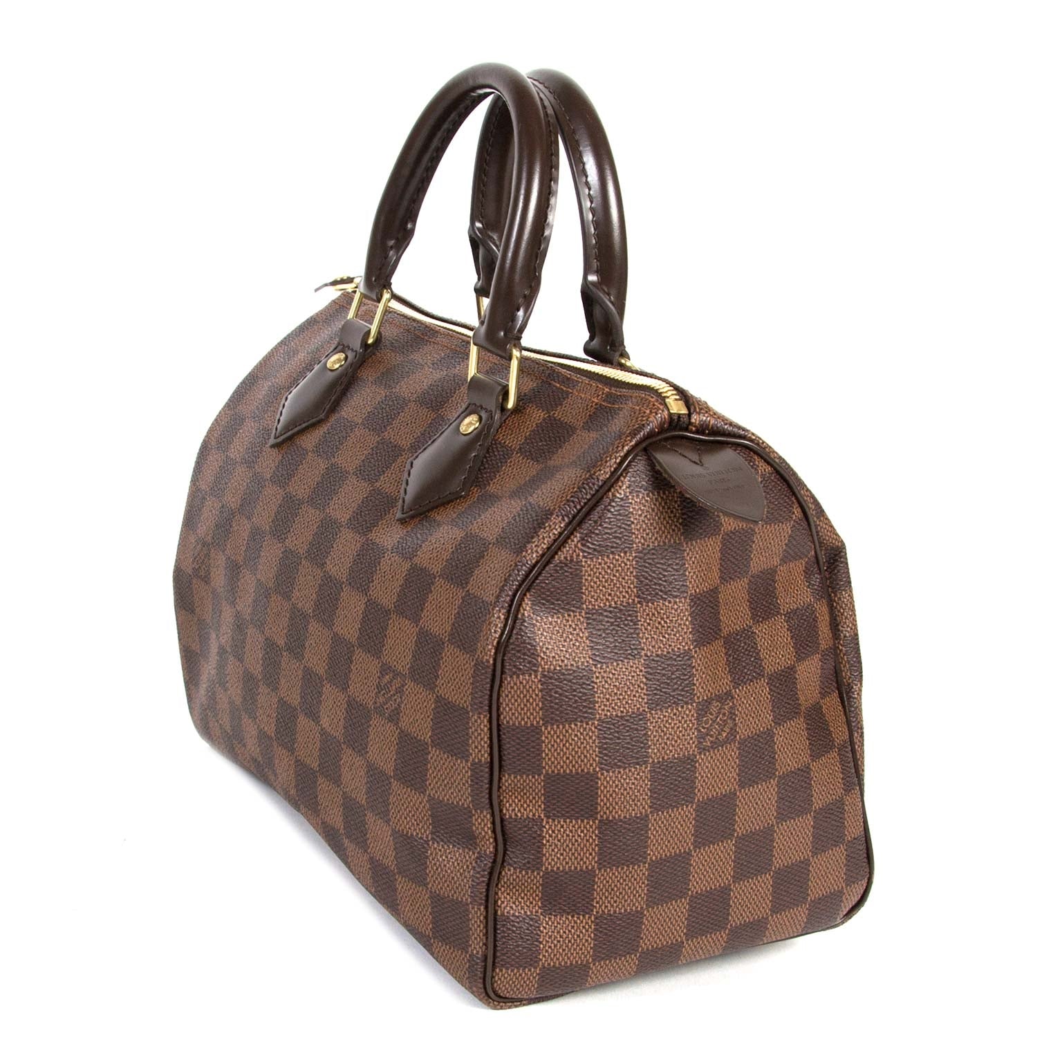 tweedehands louis vuitton damier speedy 25