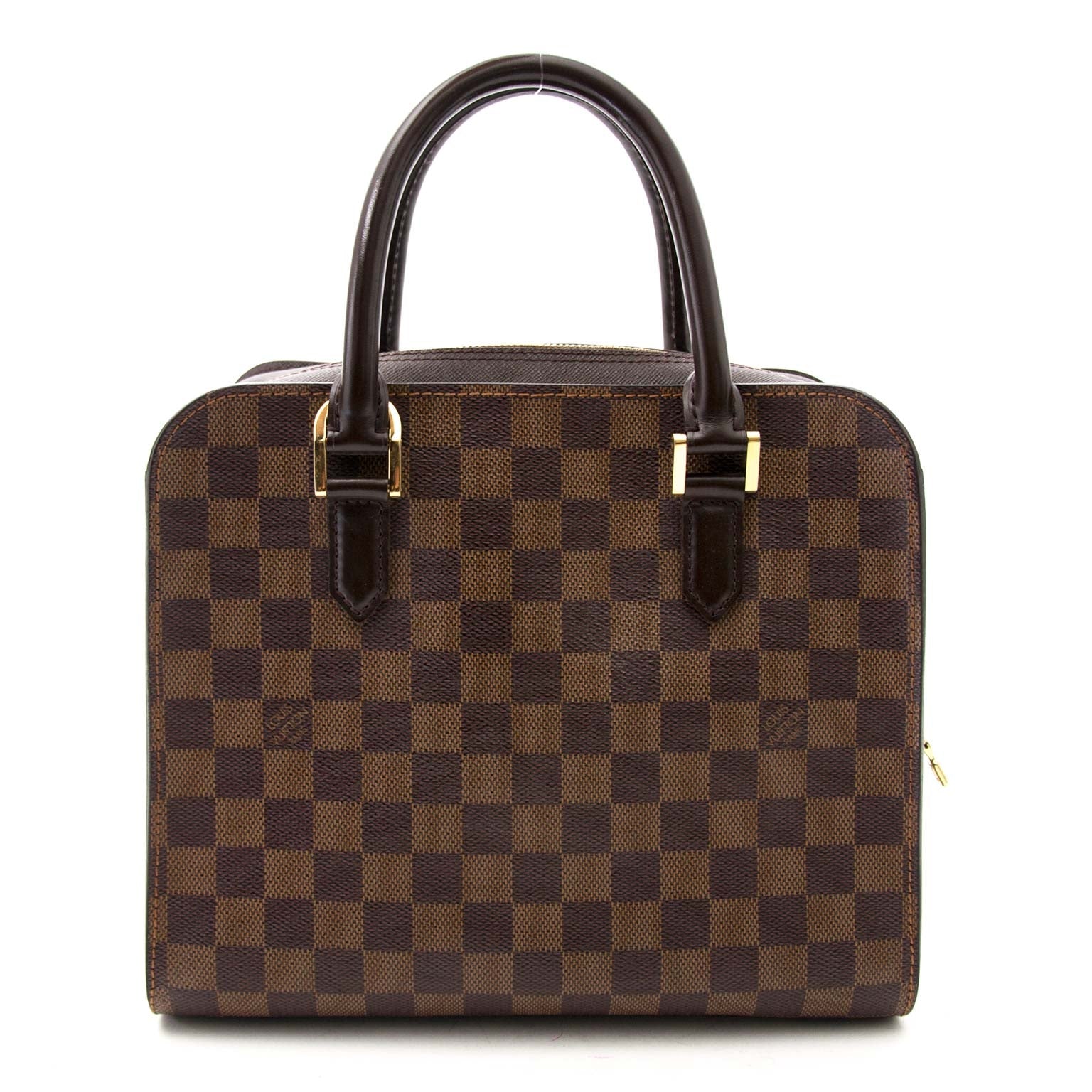Louis Vuitton Triana Damier Tote bag Buy authentic designer Louis Vuitton secondhand bags at Labellov at the best price. Safe and secure shopping. Koop tweedehands authentieke Louis Vuitton tassen bij designer webwinkel labellov.