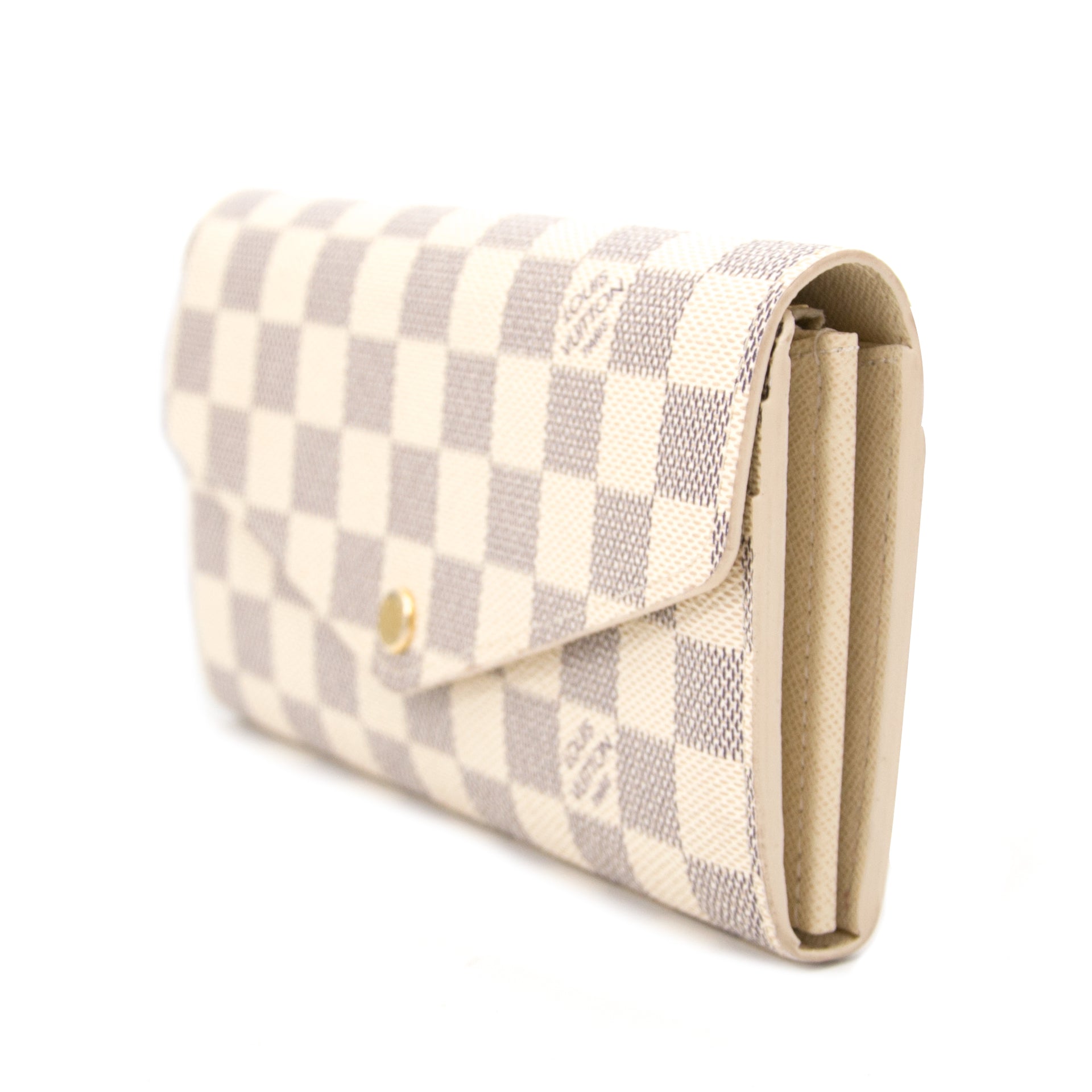 louis vuitton sarah wallet damier now online at labellov.com for the best price
