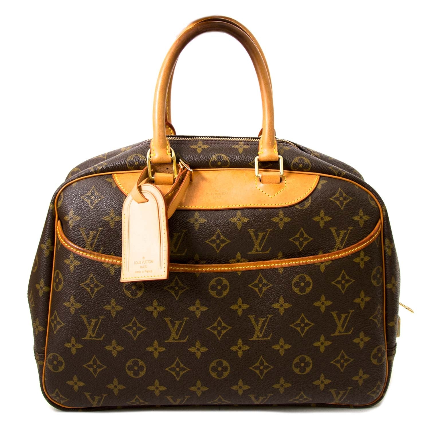 100% Louis Vuitton Deauville Monogram Bowling Bag for the best price