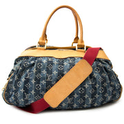 Louis Vuitton Denim Cruise Cabas Raye GM luxe merken winkelen Antwerpen, België