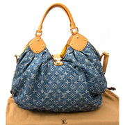 shop safe online your secondhand Louis Vuitton Blue Monogram Denim Surya XL