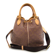 Safe and secure shopping Louis Vuitton Monogram Eden Neo Peach Bucket Bag