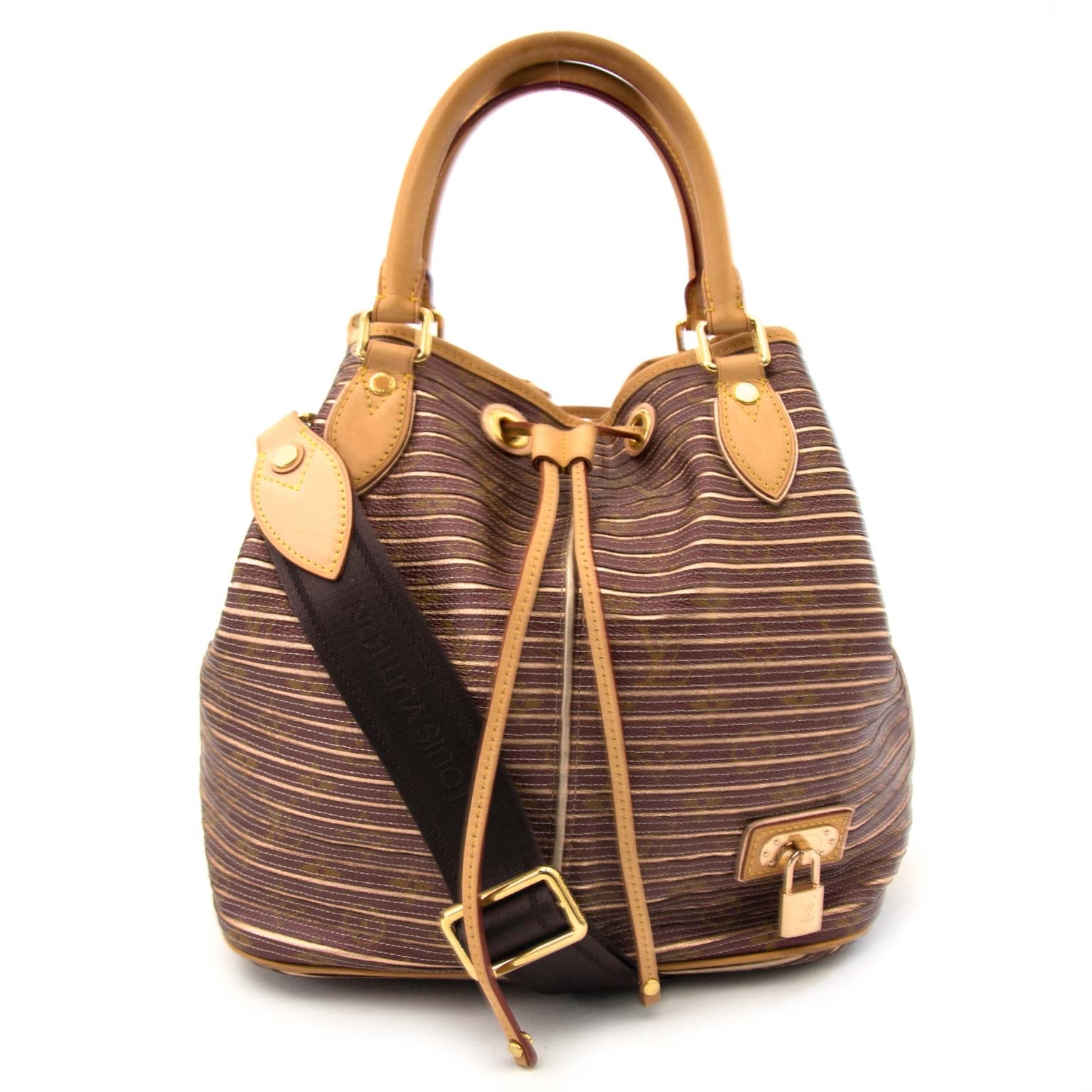 Louis Vuitton Monogram Eden Neo Peach Bucket Bag
