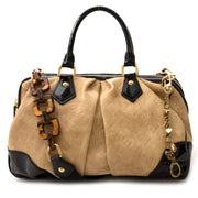 Louis Vuitton Limited Edition Ivory Embossed Monogram Stephen Bag