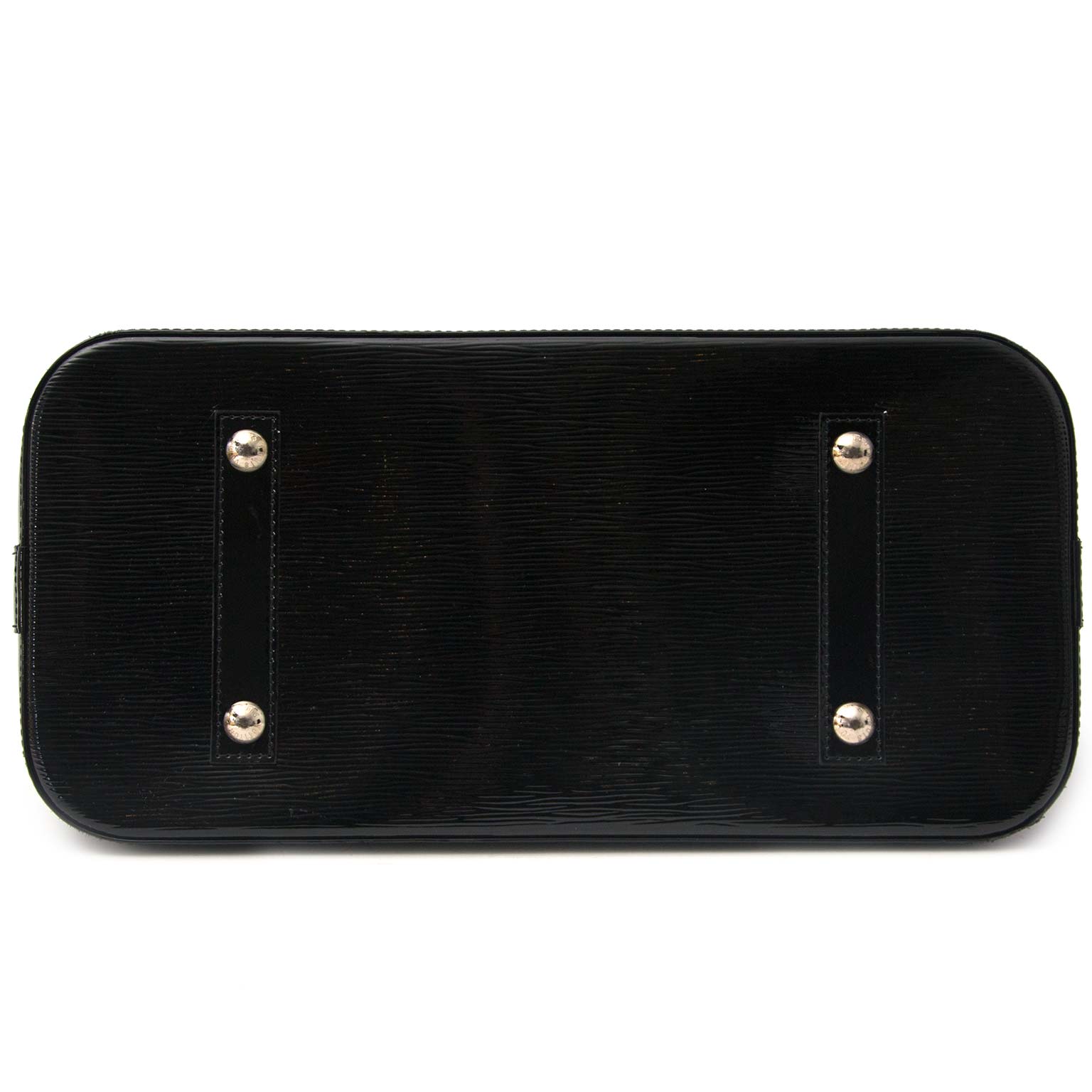 Louis Vuitton Black Patent Alma MM
