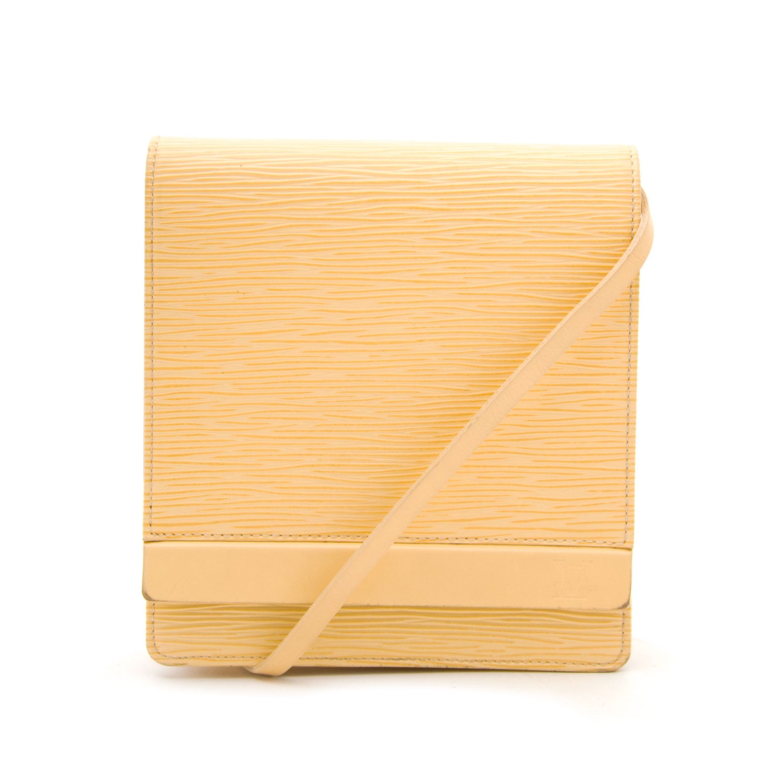 Louis vuitton epi yellow biarritz bag now online at labellov.com for the best price