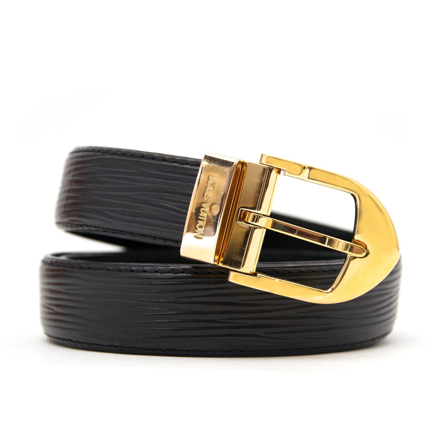 shop safe online at the best price you secondhand Louis Vuitton Black Alma Belt