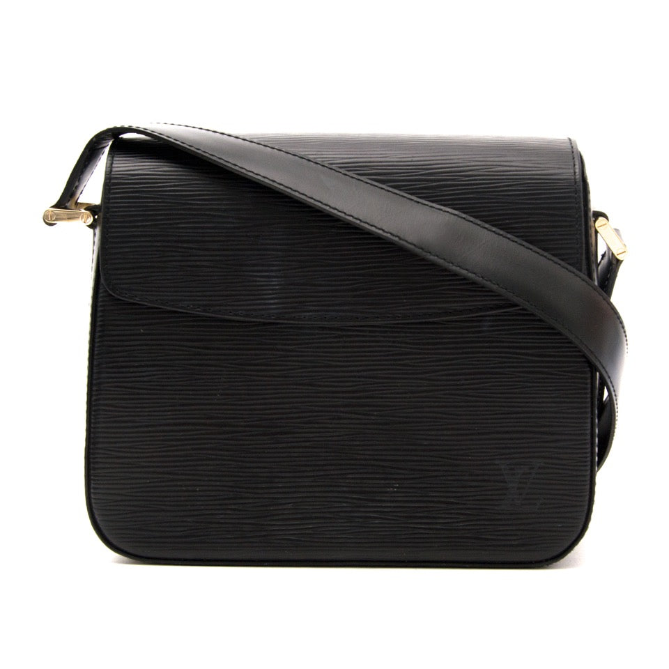 Buy and sell your vintage authentic Louis Vuitton Black Epi Buci Box Bag