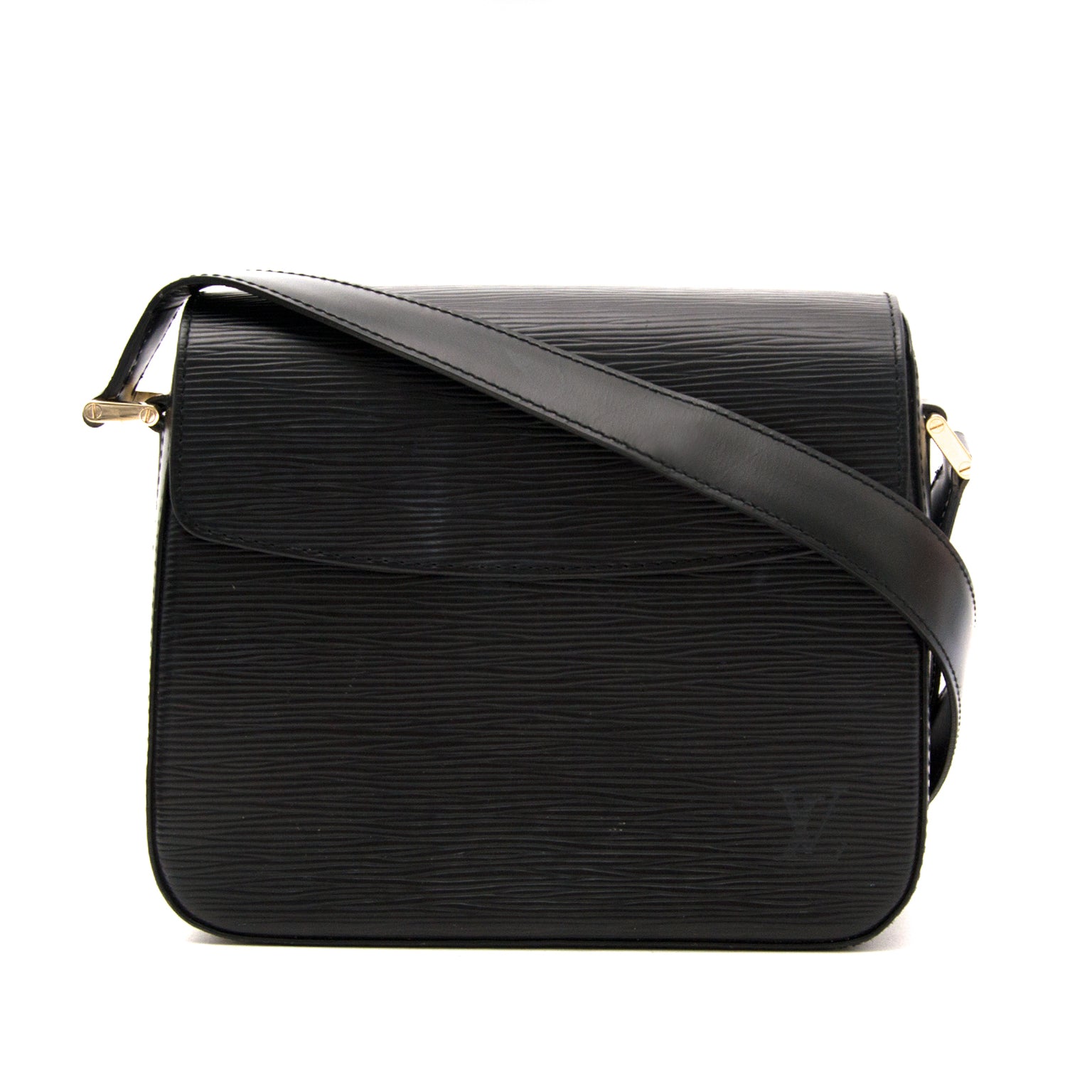 Buy and sell your vintage authentic Louis Vuitton Black Epi Buci Box Bag