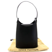 louis vuitton black epi leather verseau bucket bag now for sale at labellov vintage fashion webshop belgium