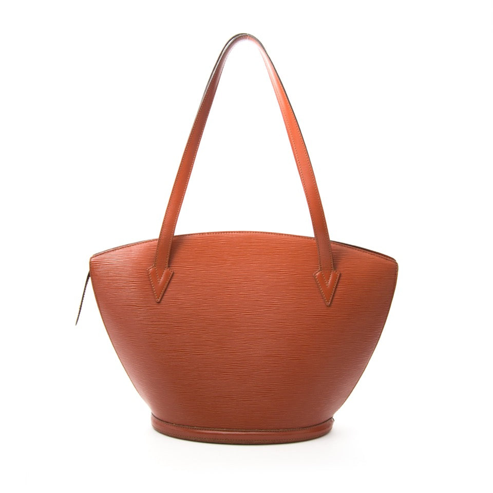 Authentic Louis Vuitton Epi Cognac St Jacques Shoulder Bag for sale online at labellov.com