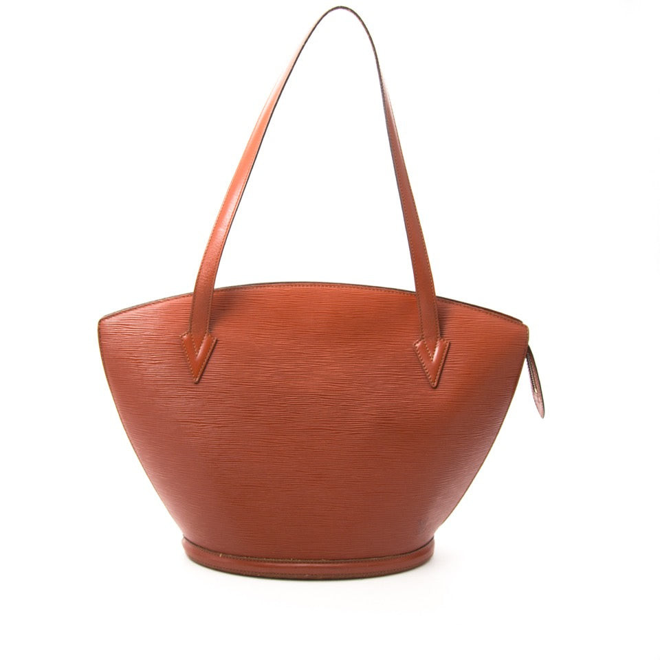 Acheter secure en ligne delvaux sac à mains Louis Vuitton Epi Cognac St Jacques Shoulder Bag en cuir pour le meilleur prix