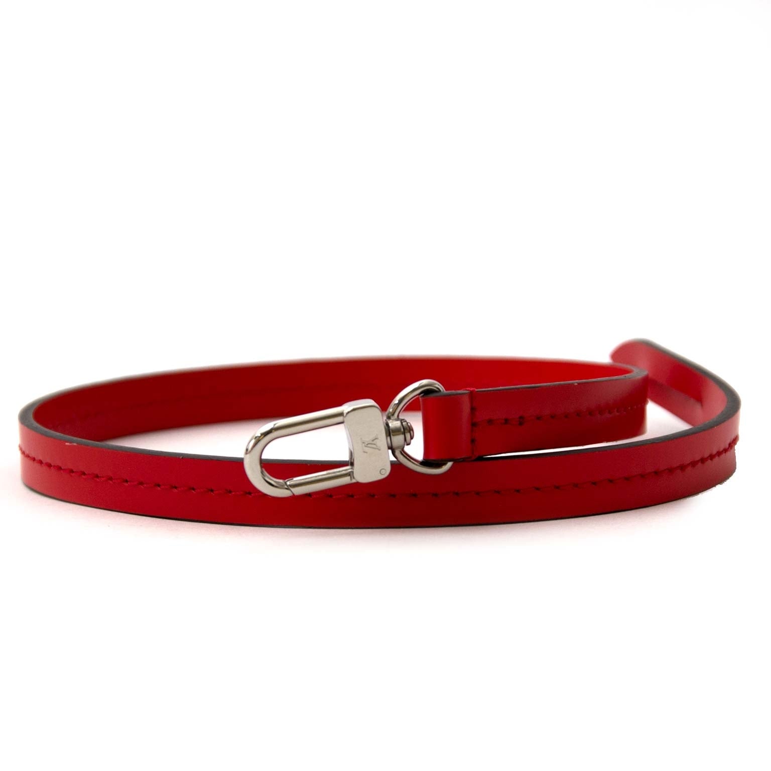 full set as new Louis Vuitton Clery Epi Coquelicot + Strap + iPhone Case