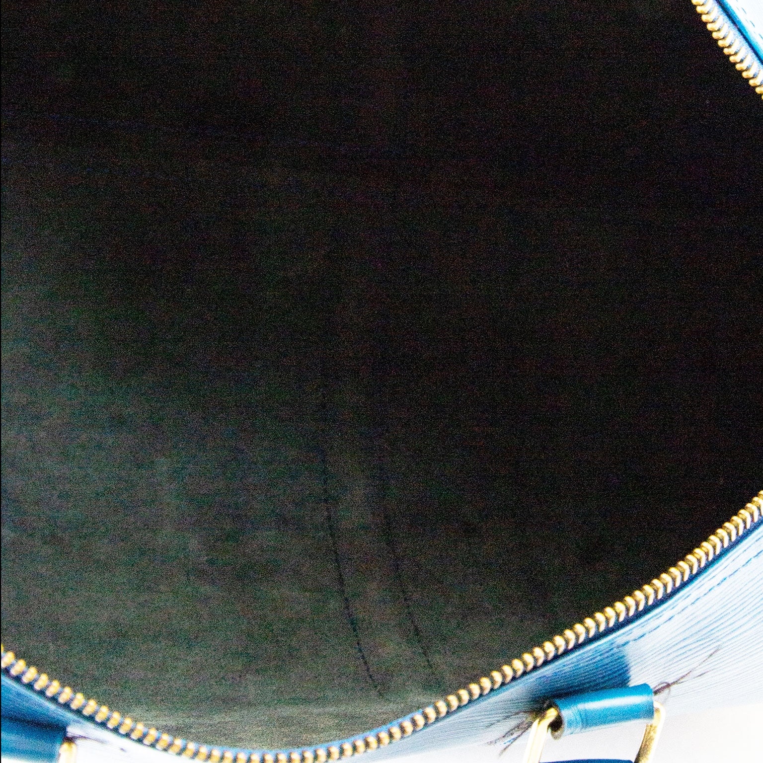 Louis Vuitton Petrol Blue Epi Leather Keepall