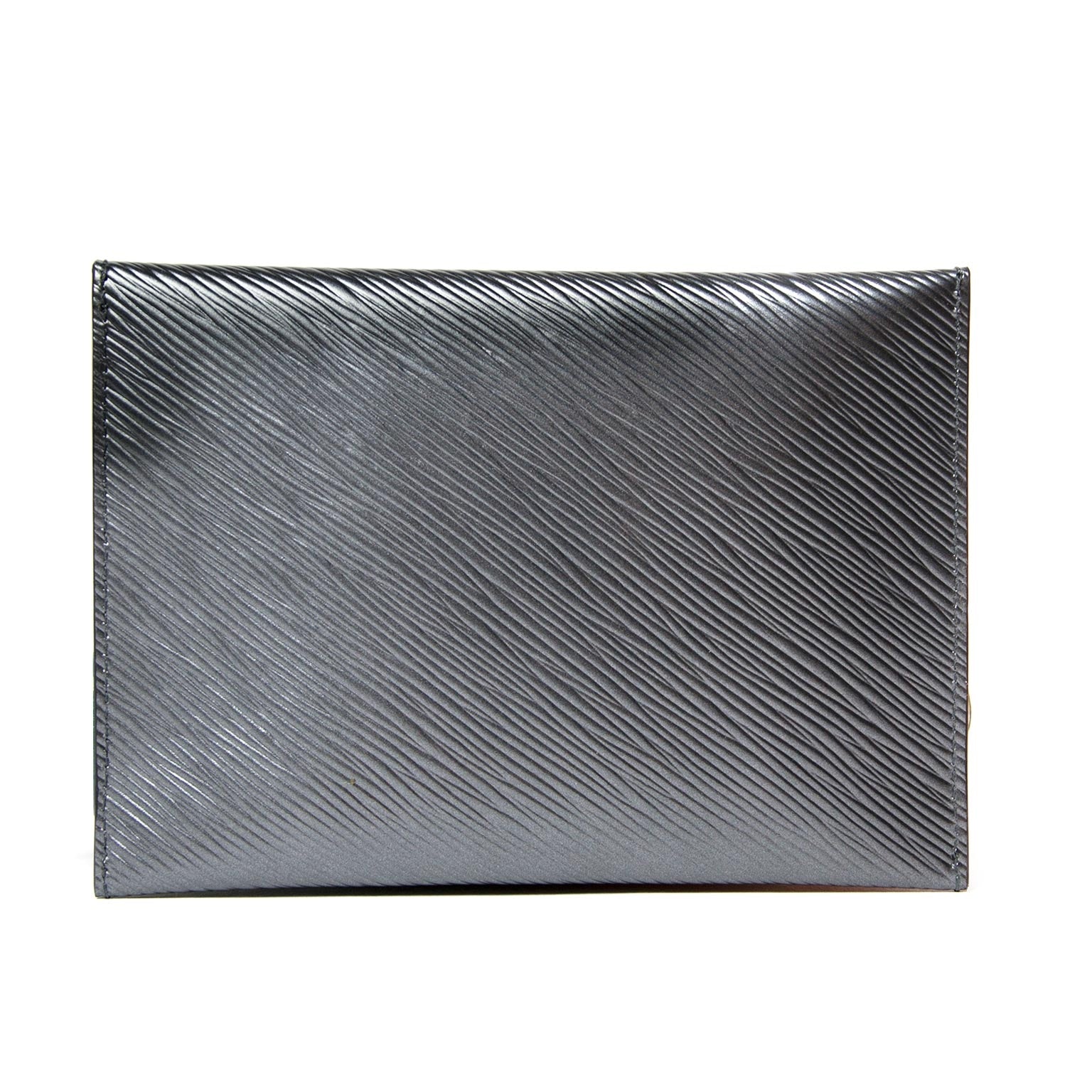 buy Louis Vuitton Silver Epi Leather Envelope Pochette and pay save online at labellov.com