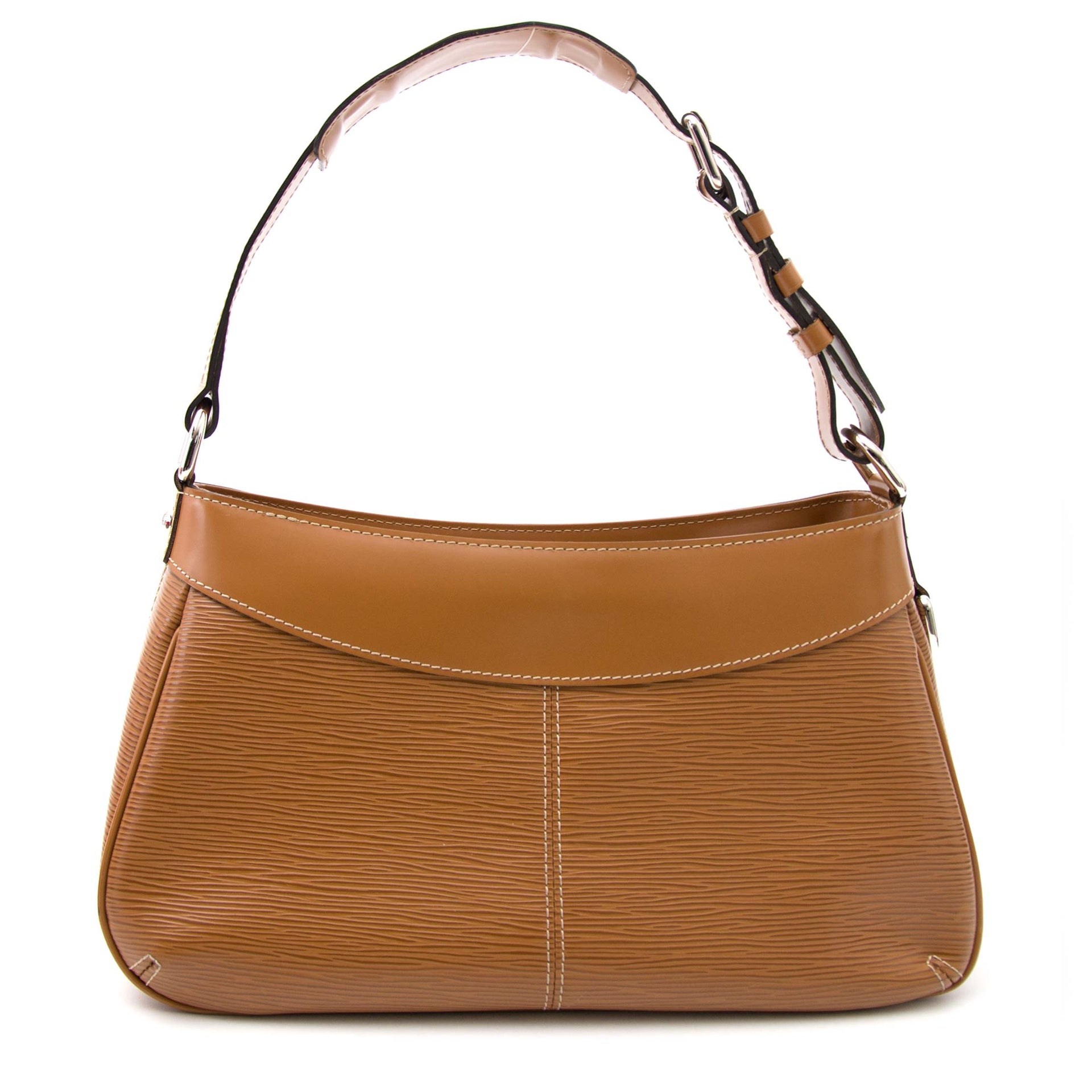koop veilig online aan de beste prijs tweedehands Louis Vuitton Cognac Epi Leather Turenne PM Shoulder Bag