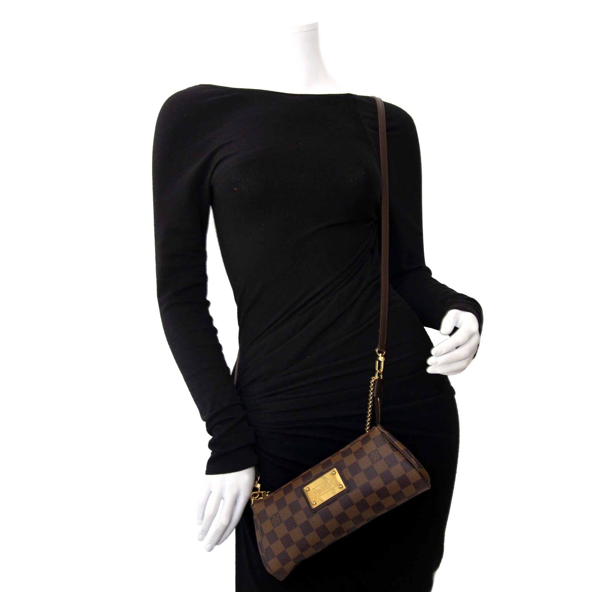 Louis Vuitton Eva Clutch Damier Ebène