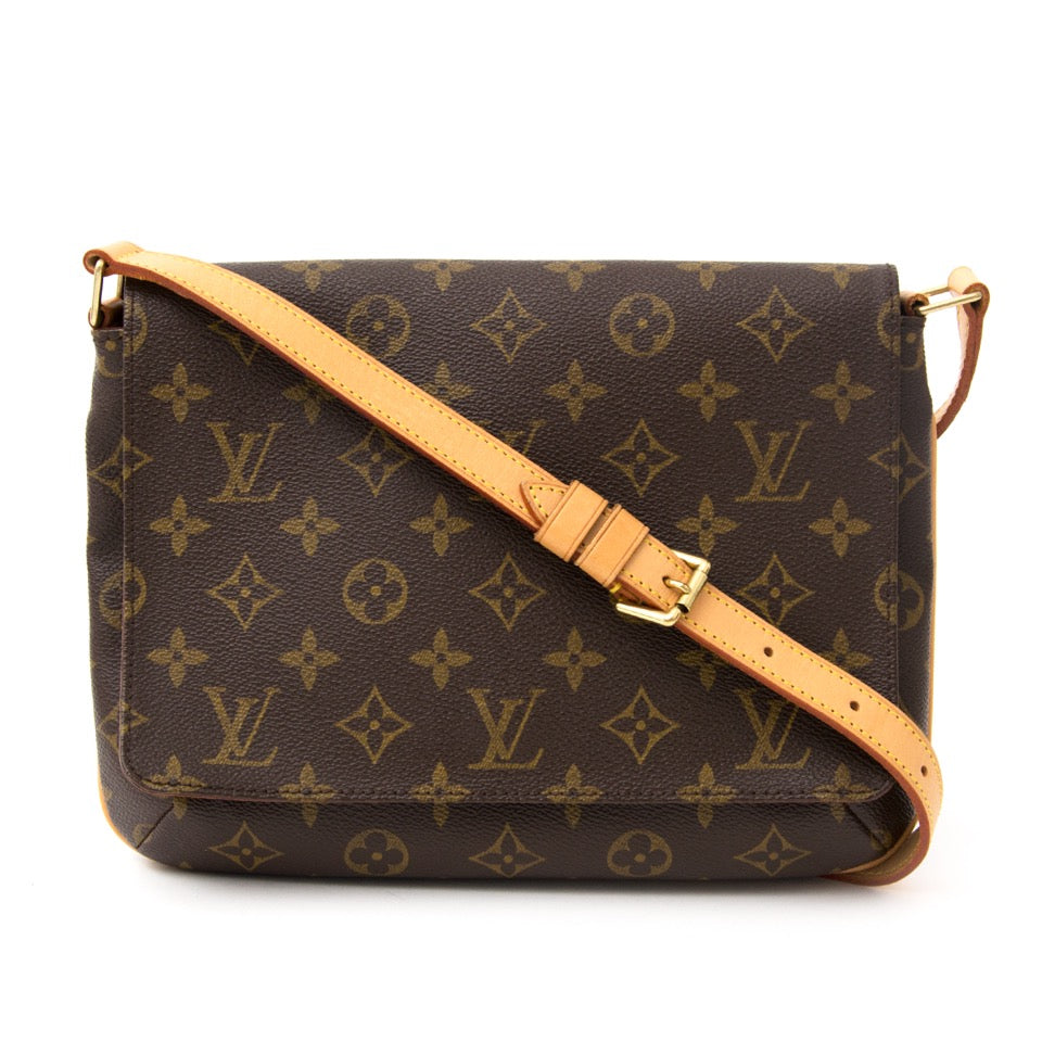 shop safe online aseconde hand designer Louis Vuitton Musette Tango Monogram