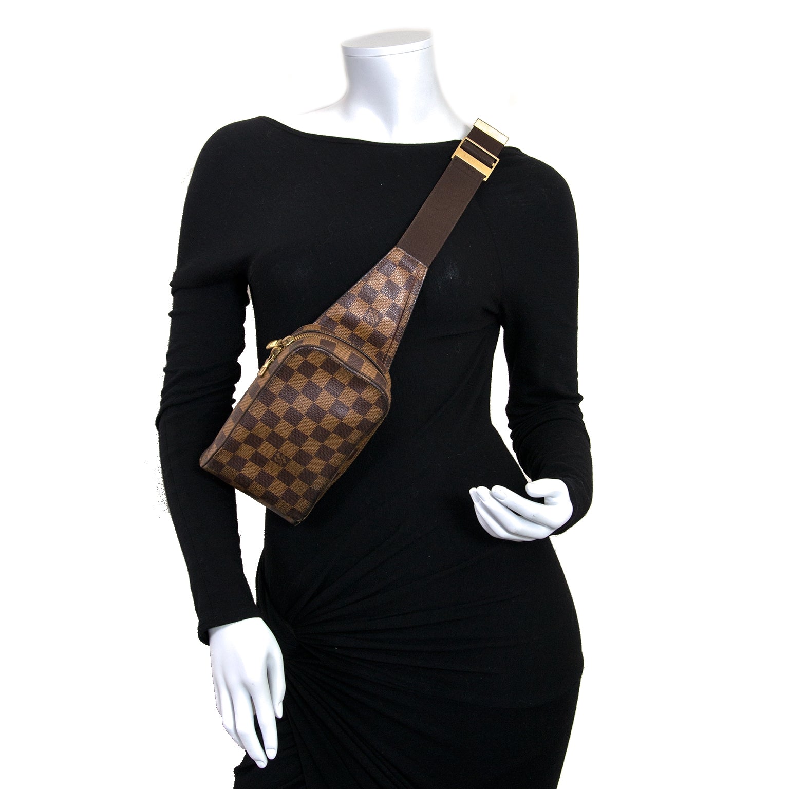Louis Vuitton Geronimos Damier Ebene Crossbody Heuptas