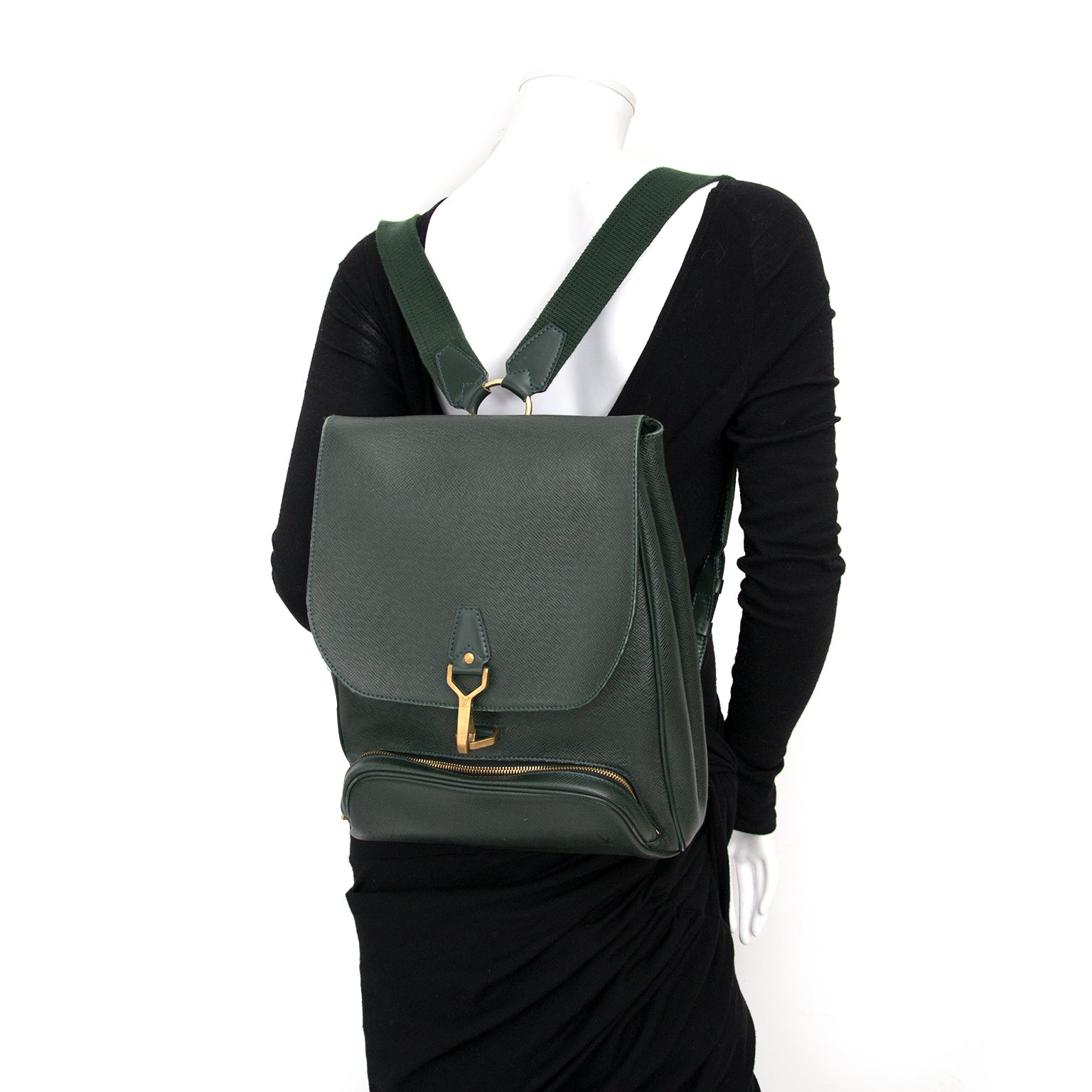 koop veilig onilne aan de beste prijs tweedehands rugzak Louis Vuitton Damier Montsouris MM Backpack Bag webshop en boetiek