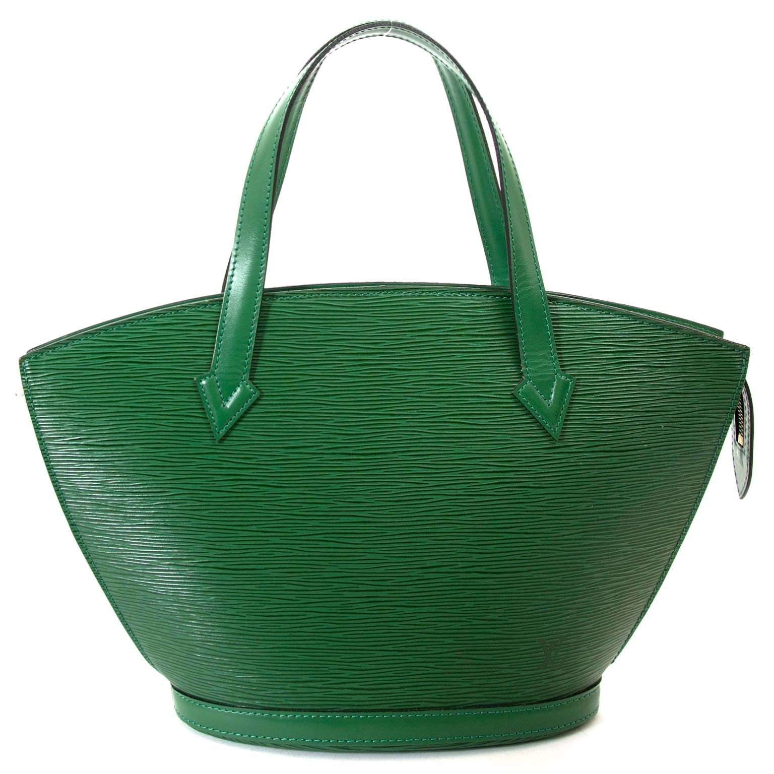 Louis Vuitton Green Epi Leather Saint Jacques Bag for sale