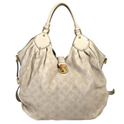 tweedehands Louis Vuitton Ivory White Mahina Leather Hobo Bag nu te koop bij labellov.com aan de beste prijs