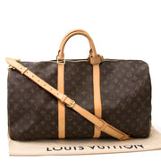shop safe online 100% authentic Louis Vuitton Keepall 50 Bandouliere invoice + 100% authenticity