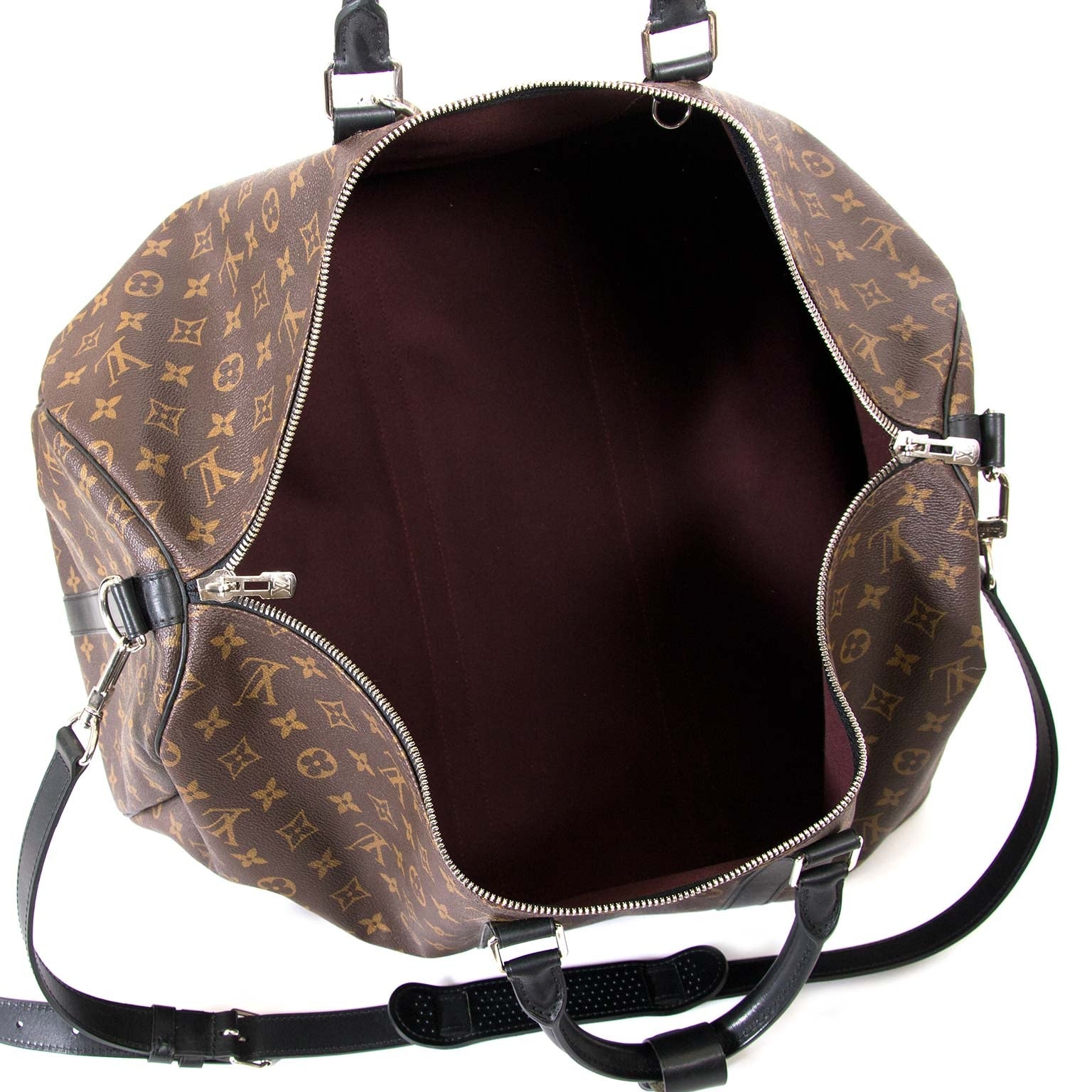 louis vuitton monogram keepall bandoulière 55 à vendre à labellov vintage webshop de mode belgique