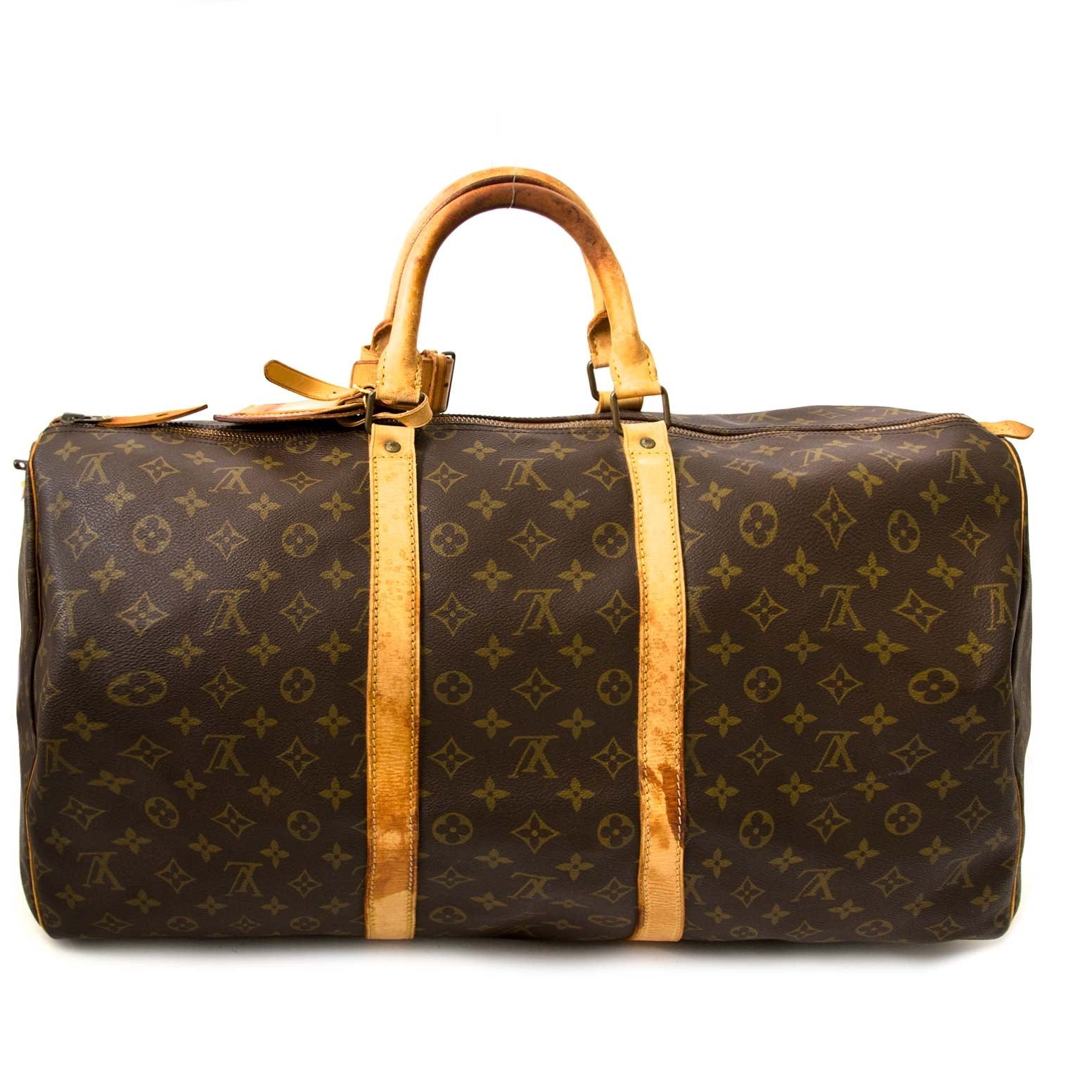 Buy and sell authentic designer Louis Vuitton Vintage Keepall 55 for the best price