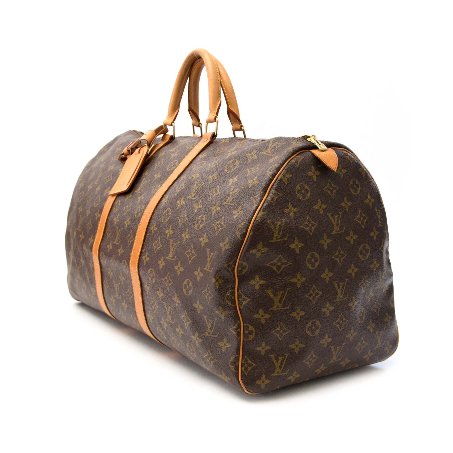 koop veilig Louis Vuitton Monogram Keepall 55 aan goede prijs bij Labelliov, vintage webwinkel