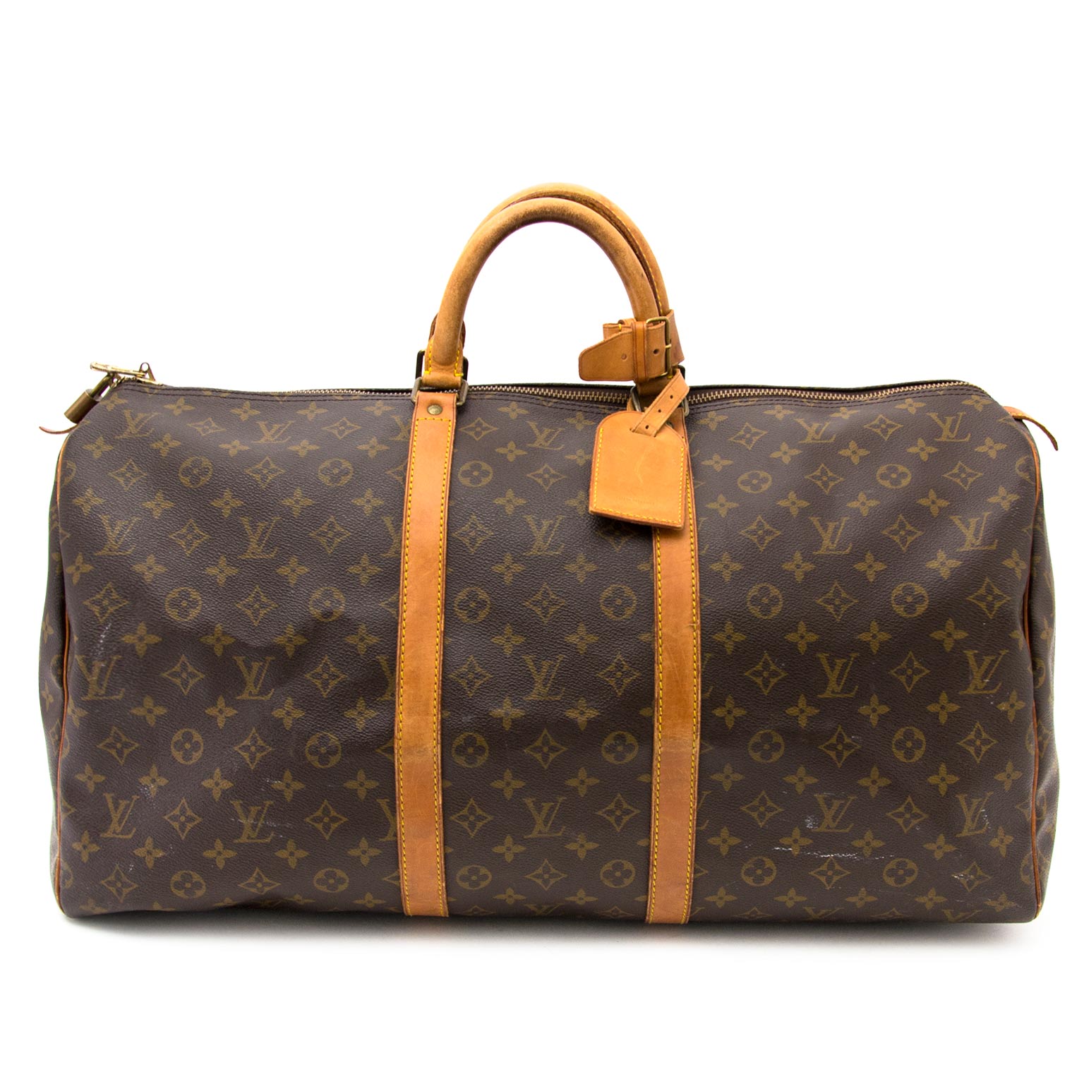 koop veilig online tweedehands Louis Vuitton Keepall 55 aan de beste prijs 100% authentiek