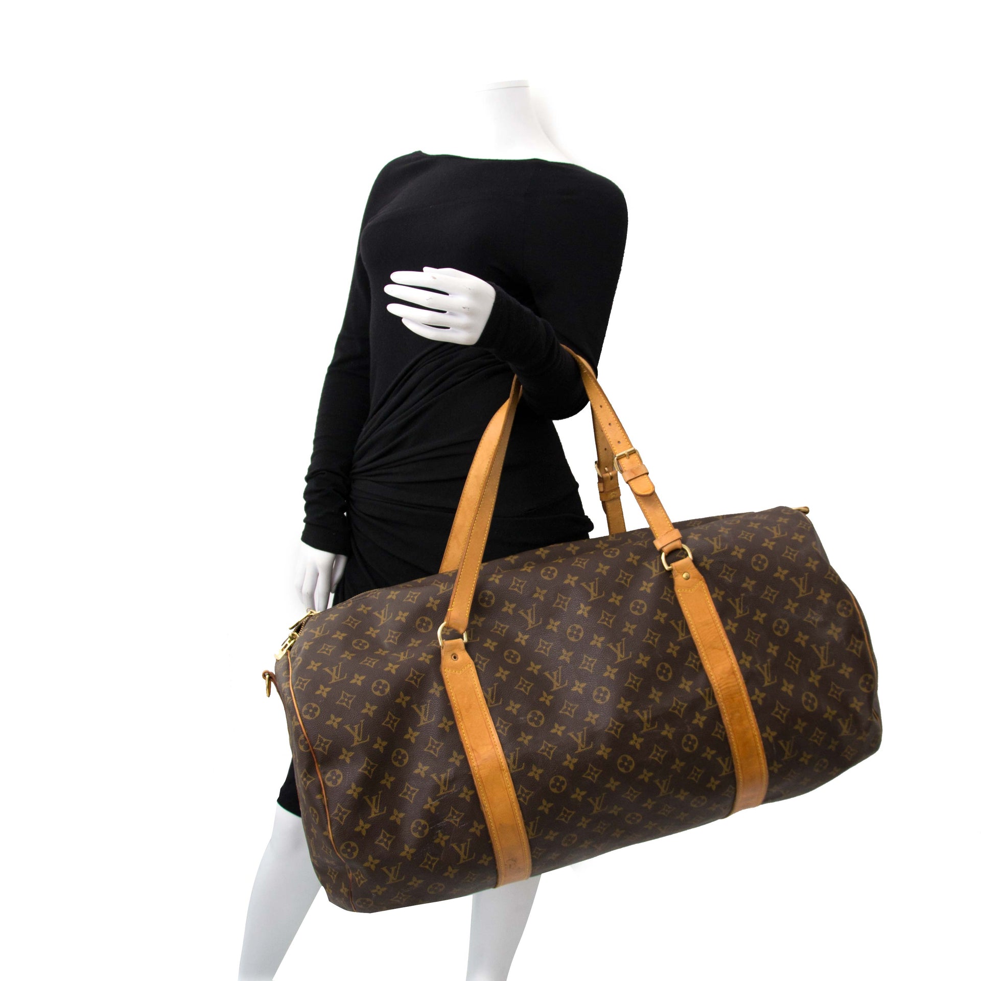 Louis Vuitton Monogram Polochon Travel Bag
