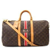 shop online secondhand luxury Louis Vuitton Personalised Keepall 50
