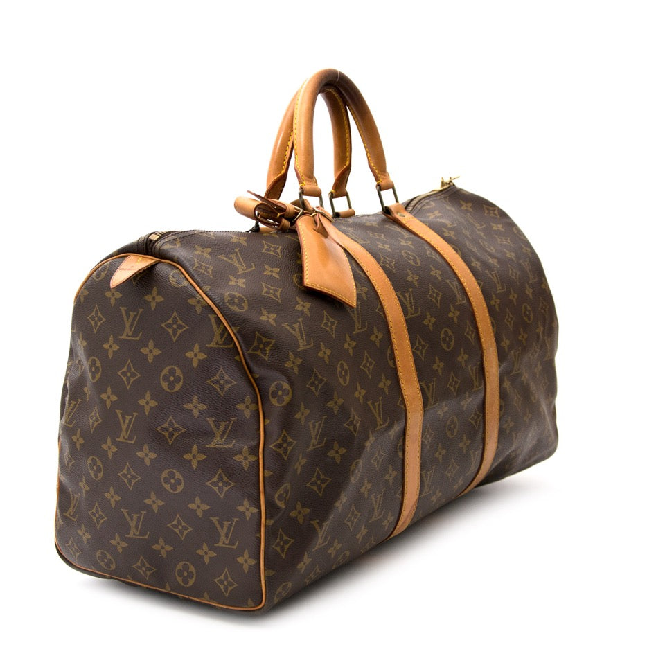 koop veilig online aan de beste prijs Louis Vuitton Vintage Keepall 50