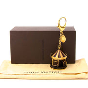 shop safe online limited edition Limited Louis Vuitton Gold/Brown Monogram Carousel Key/Bag Charm