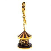 koop veilig online Limited Louis Vuitton Gold/Brown Monogram Carousel Key/Bag Charm