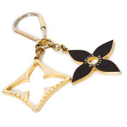 Louis Vuitton Brown And Gold Puzzle Keychain