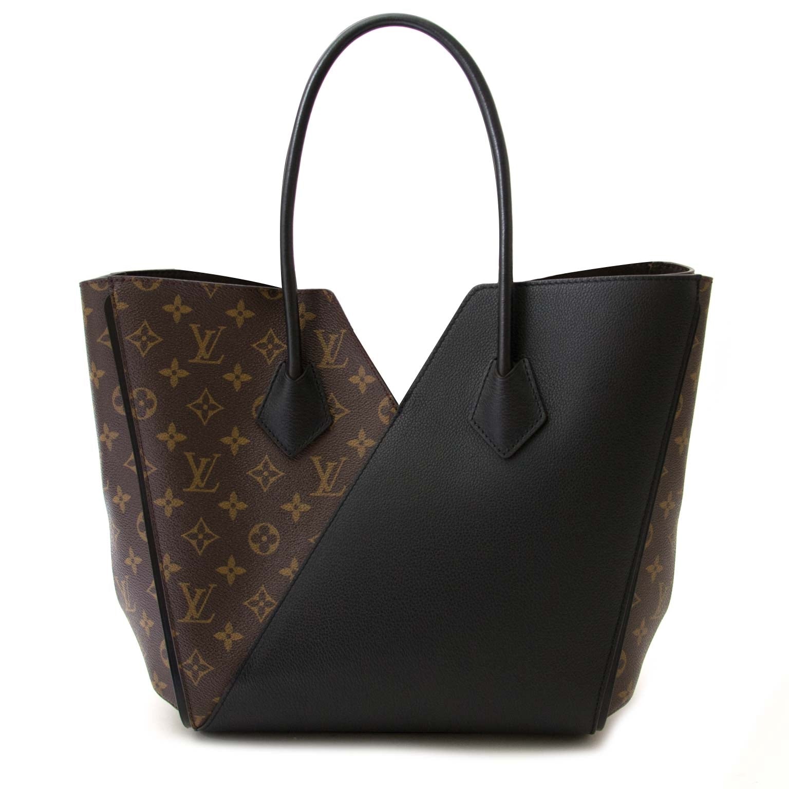 louis vuitton kimono monogram brown & black tote now for sale at labellov vintage fashion webshop belgium