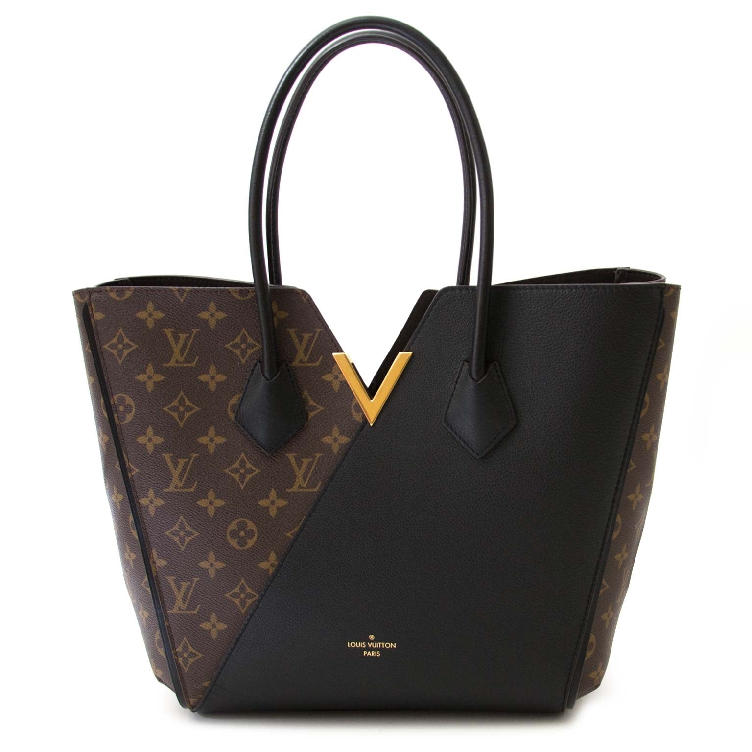 louis vuitton kimono monogram brown & black tote now for sale at labellov vintage fashion webshop belgium
