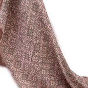 shop safe online Louis Vuitton monogram shawl rose poudre floral fringed